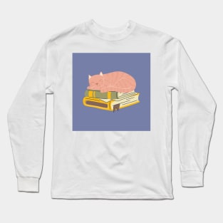 Sleeping Cat Stack Long Sleeve T-Shirt